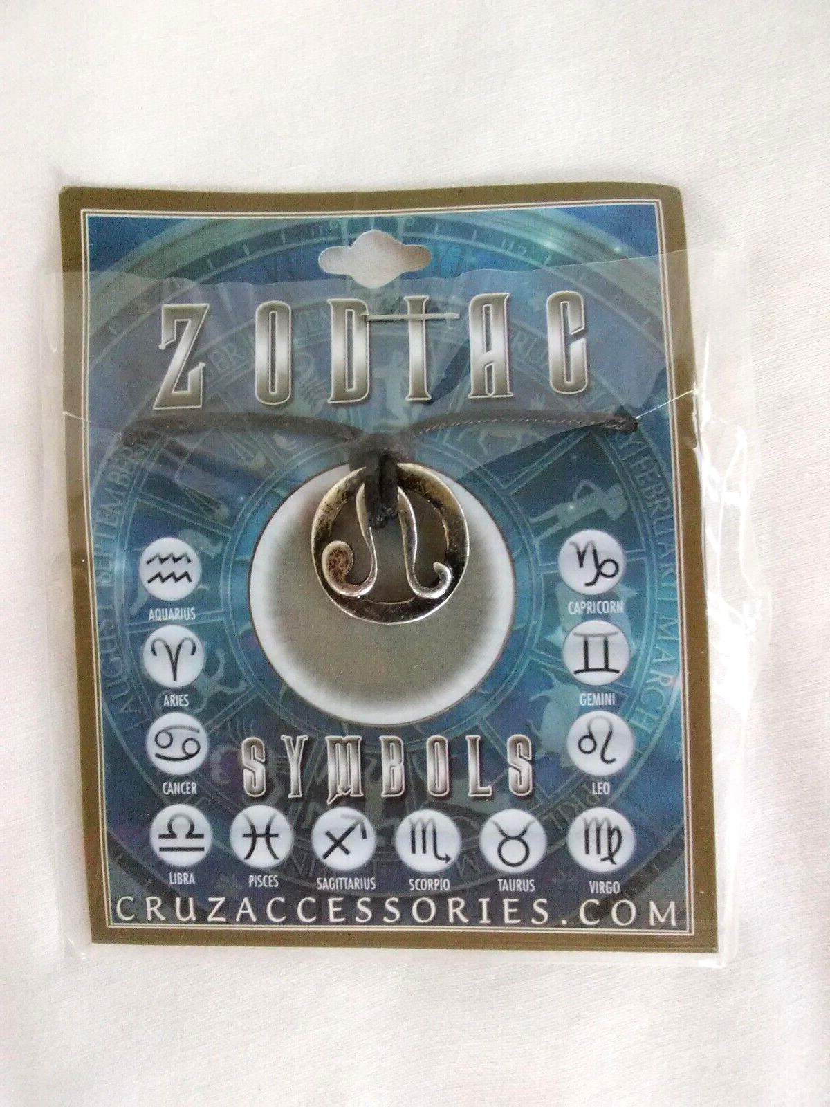 Zodiac Leo Amulet Necklace Women Teen Men 30″ Gift USA Seller New NWT
