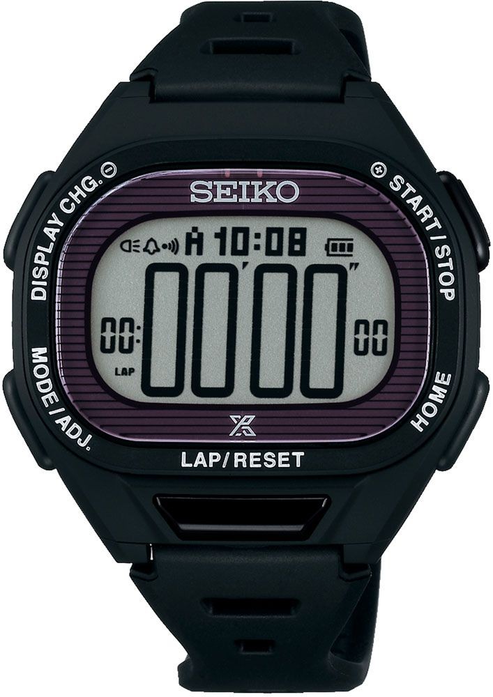 SEIKO Prospex PROSPEX Super Runners S690 Black Slim Running Watch Solar Charging