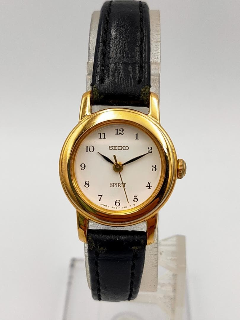JUNK FOR PARTS Seiko Spirit 4N21-0890 Ladies Gold-Tone Quar Dead battery | Japan