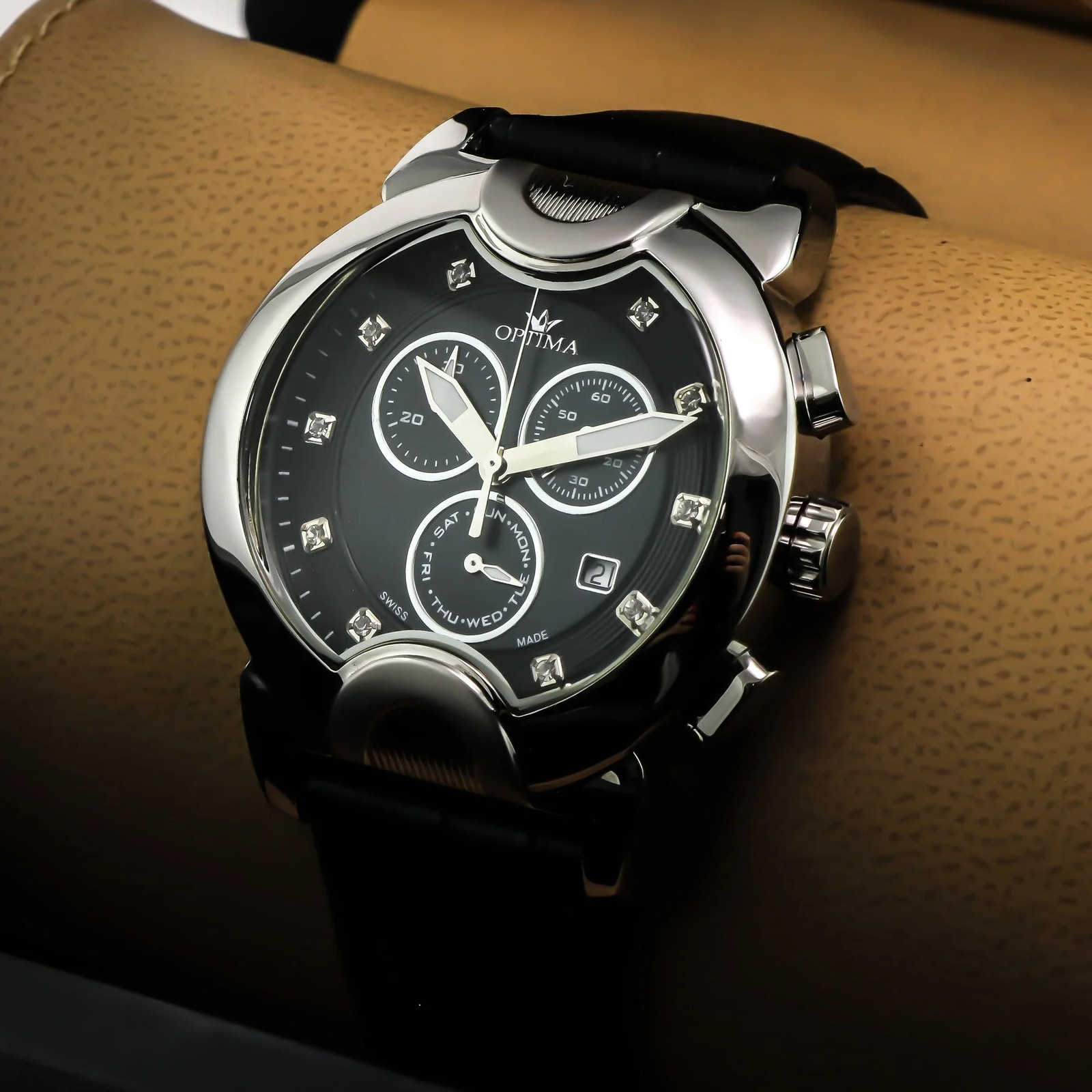 Optima – Swiss chronograph – OSC233-SL-8 Chronograph Swiss Ronda Quartz 45.9 mm