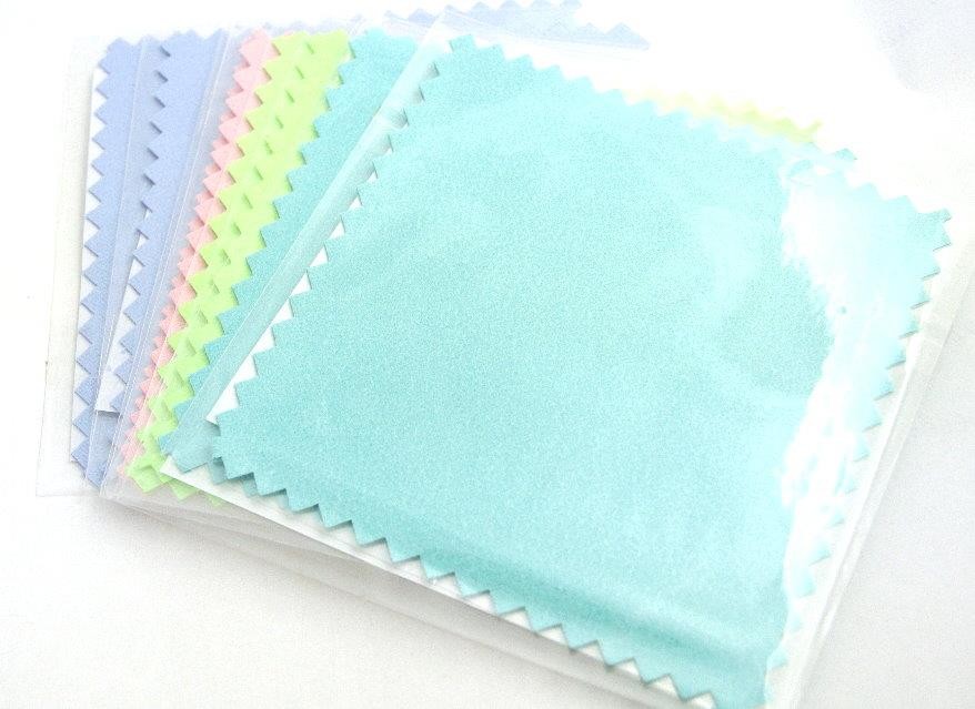 25 pcs jewelry cleaning polish cloth lot free shipping 3″ x 3″ new US seller