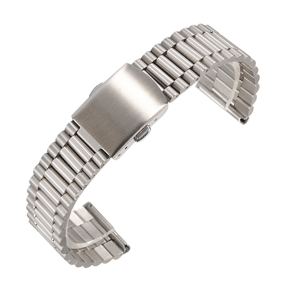 Solid Stainless Steel Bracelets Quality Metal Watch Band Strap Accessories 18 20
