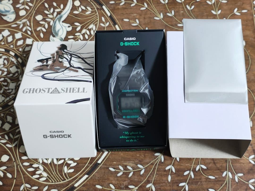 Ghost in the Shell x G-SHOCK DW-5600 Ghost in the Shell Exhibition Safe packing!
