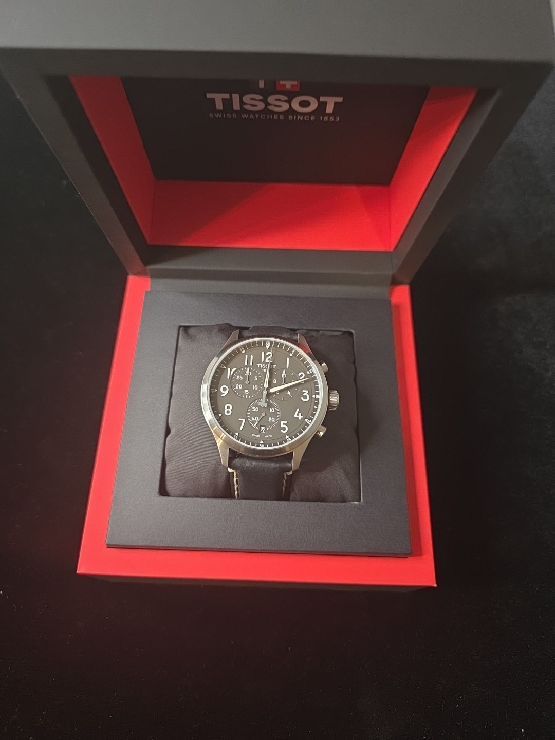Tissot Chrono XL Quartz Anthracite Dial Men’s Watch T116617.A needs New Battery
