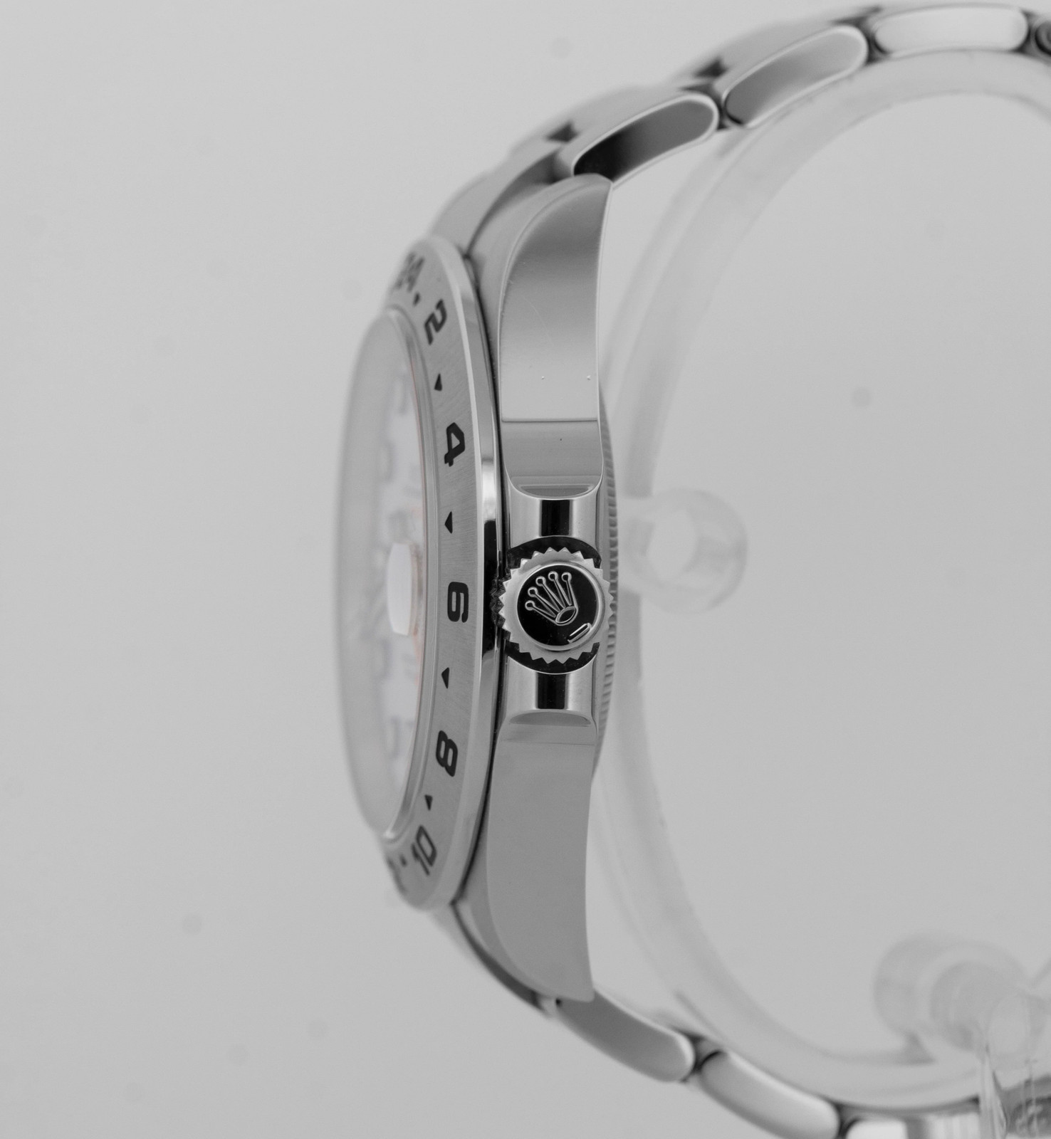 UNPOLISHED 2018 PAPERS Rolex Explorer II WHITE Steel 42mm 216570 Watch BOX