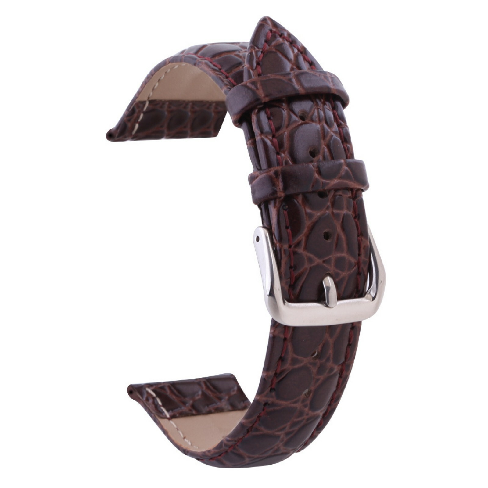 Genuine Alligator Leather Watch Strap Band 14mm, 16mm, 18mm, 20mm,22mm