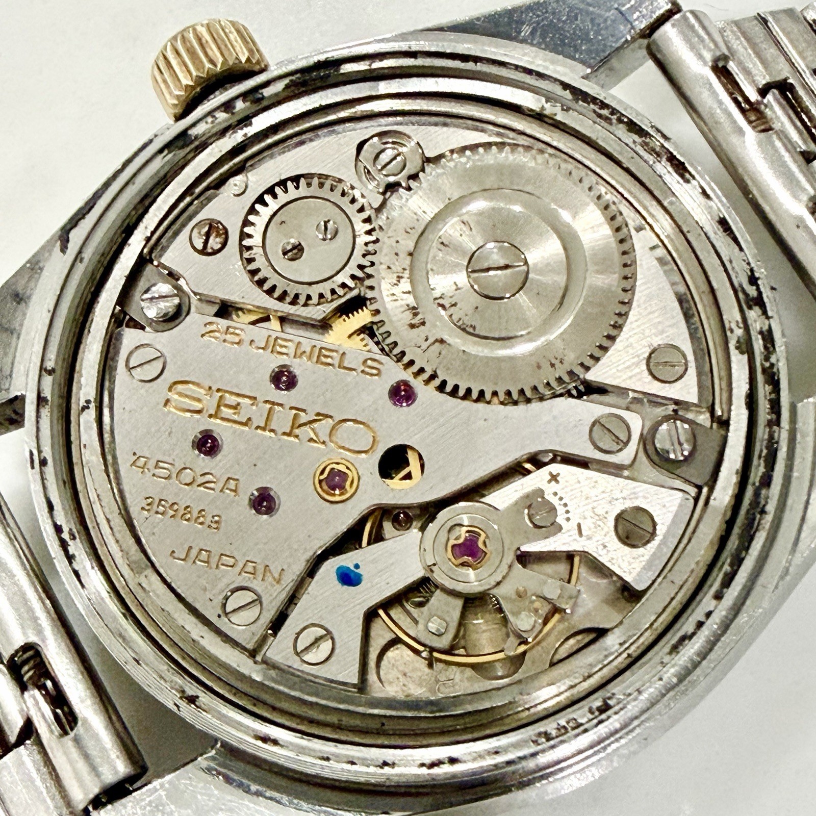 Vintage King SEIKO KS Hi-BEAT 4502-7001 Hand Winding Men’s Watch RUNS!