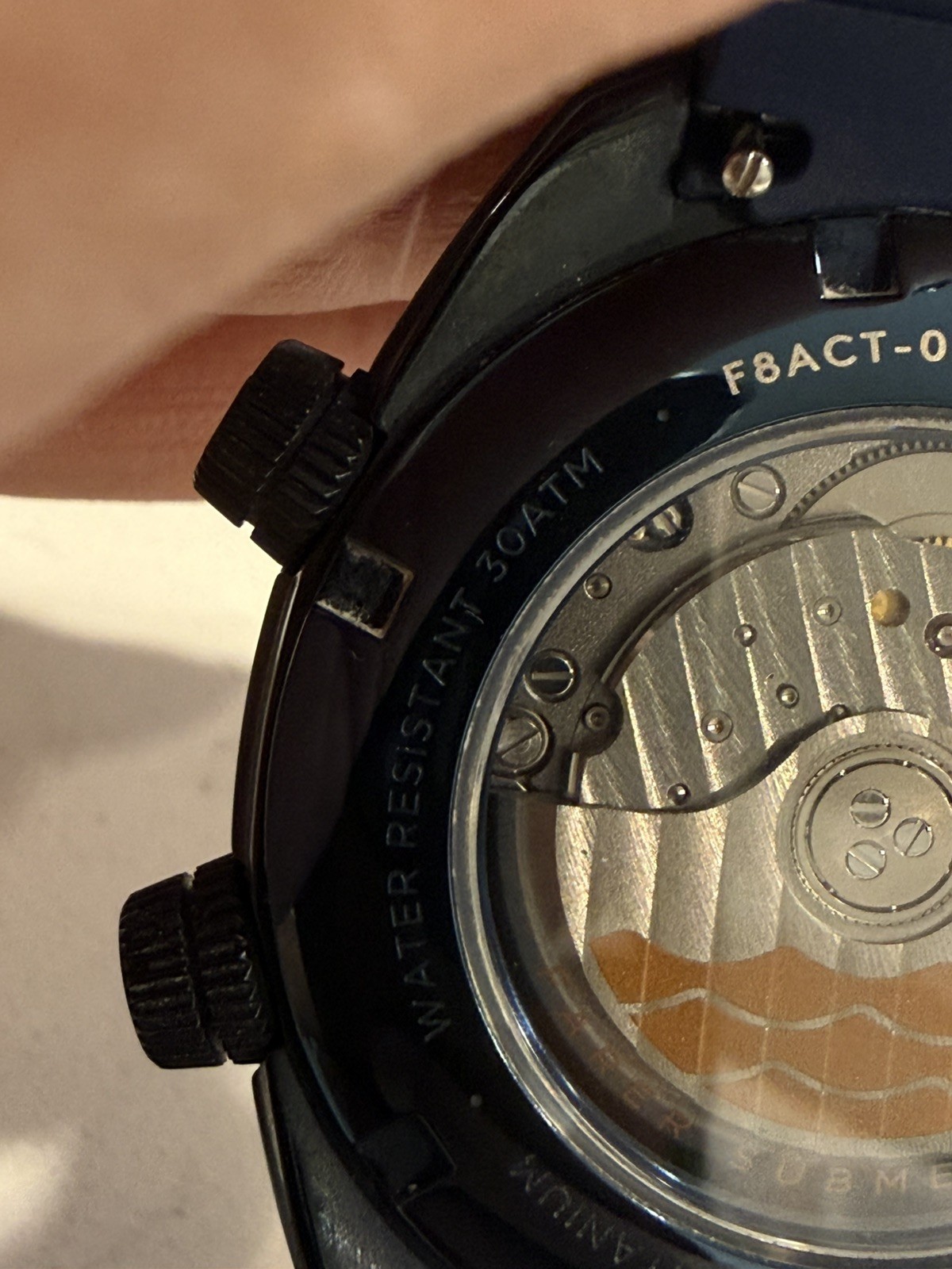 Farer Endeavour Ocean blue Titanium Series III Watch Automatic Swiss Made