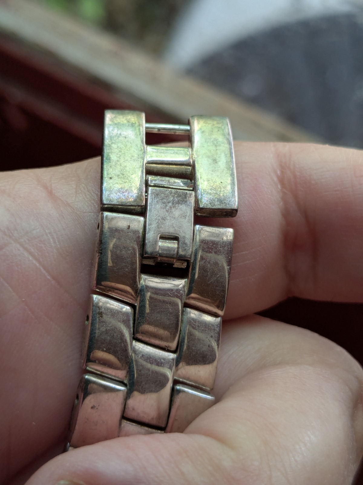 Vintage Ecclissi 32250 Sterling Silver Reversible Watch New Battery Approx 82g