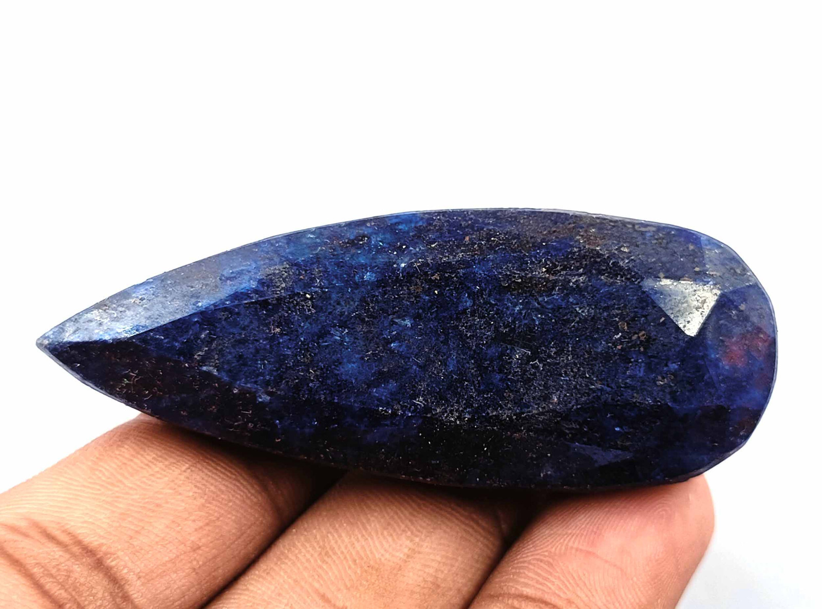 Natural Certified 261 Ct African Pear Cut Royal Blue Sapphire Loose Gemstone KKR