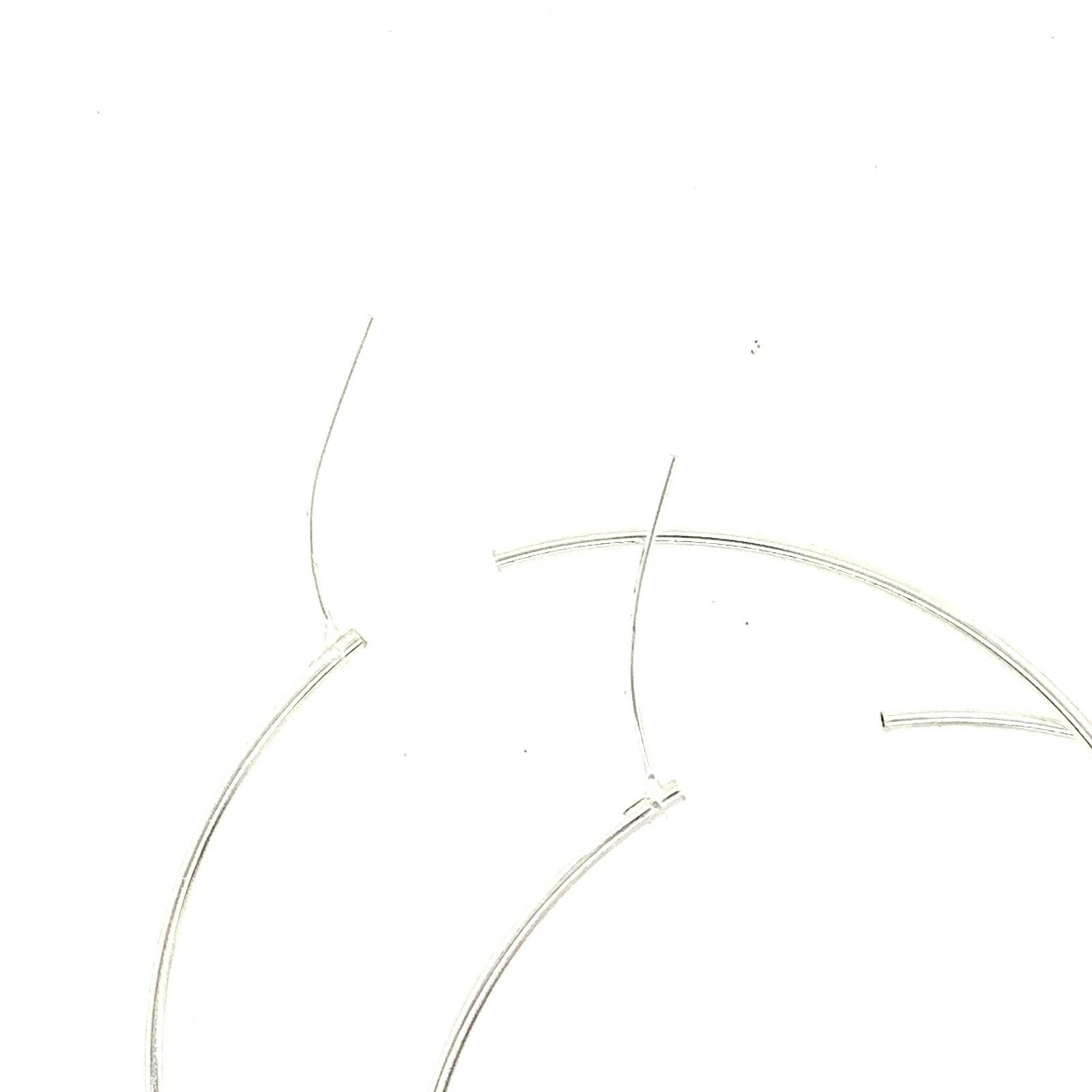 2.75″ Large Real 925 Sterling Silver Hoop Earrings pair Girls Big, Thin, Trendy