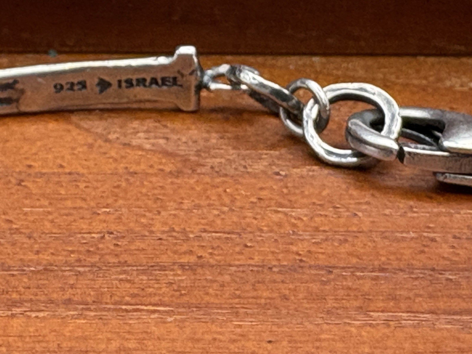 Silpada Oxidized 925 Sterling Silver Love Knot Link Bracelet B2826 Israel