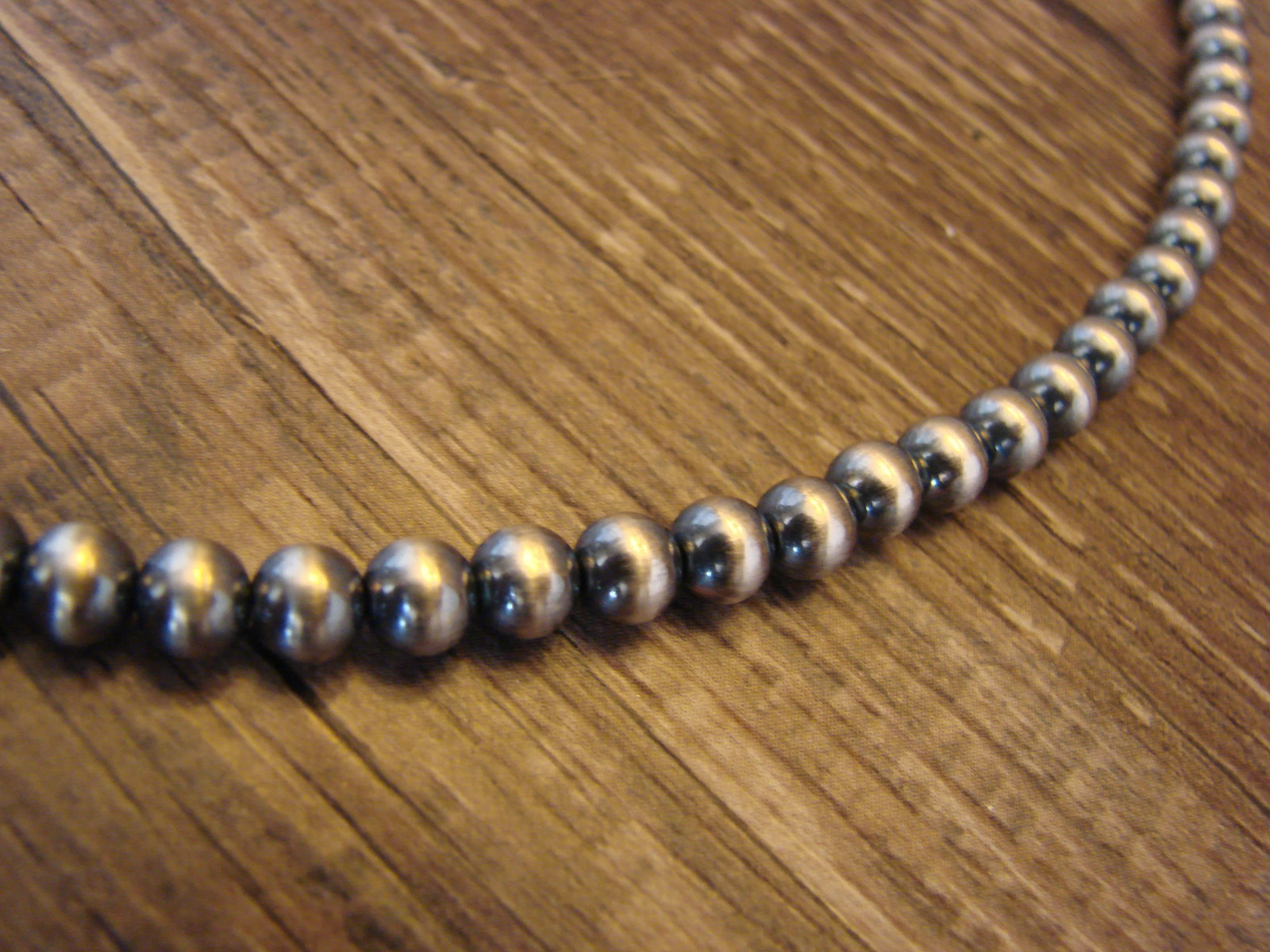 Navajo Indian Sterling Silver & Pink Conch Shell Pendant & Pearls