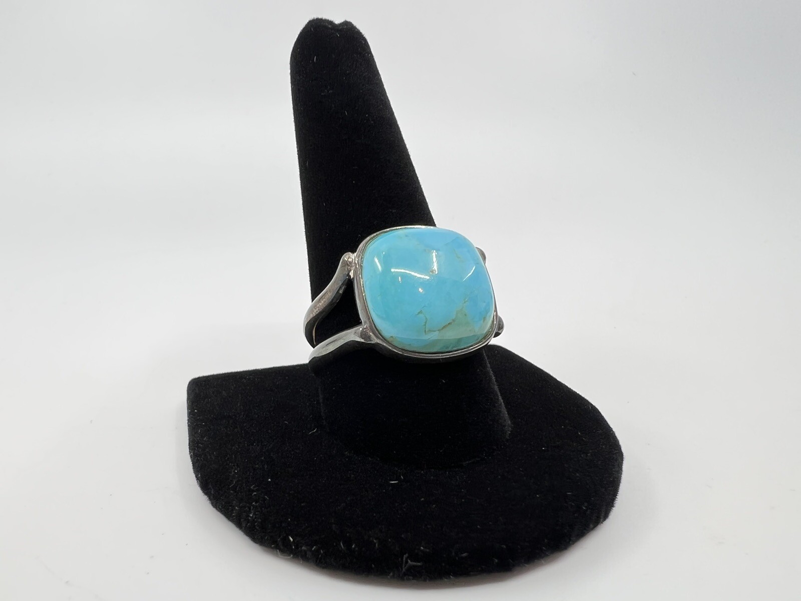 Mine Finds By Jay King Crow’s Peak Turquoise Sterling Silver Ring Size 11 NWT