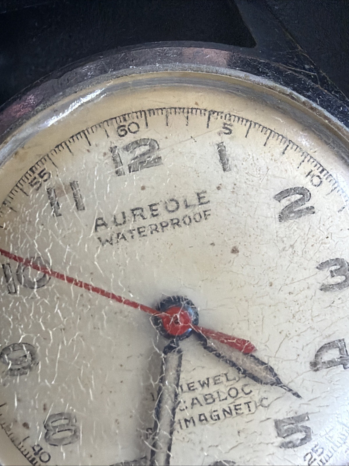 AZ18 VTG Mechanical Wind Aureole Mens 30+mm Watch Repair Sold As Is Conditions**