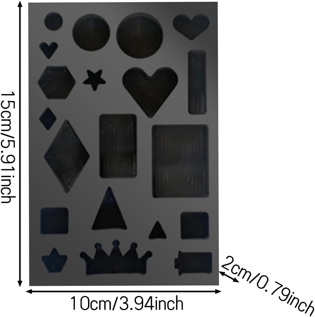20-In-1 Graphite Ingot Mold for Metal Melting and Casting – Ideal for Gold, Silv