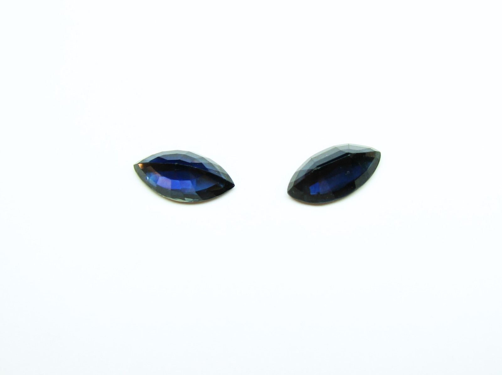 Natural Marquise Australian Blue Sapphires 5.17 CtsTol, 12×6.2 MM/ 12.2×6.2 MM