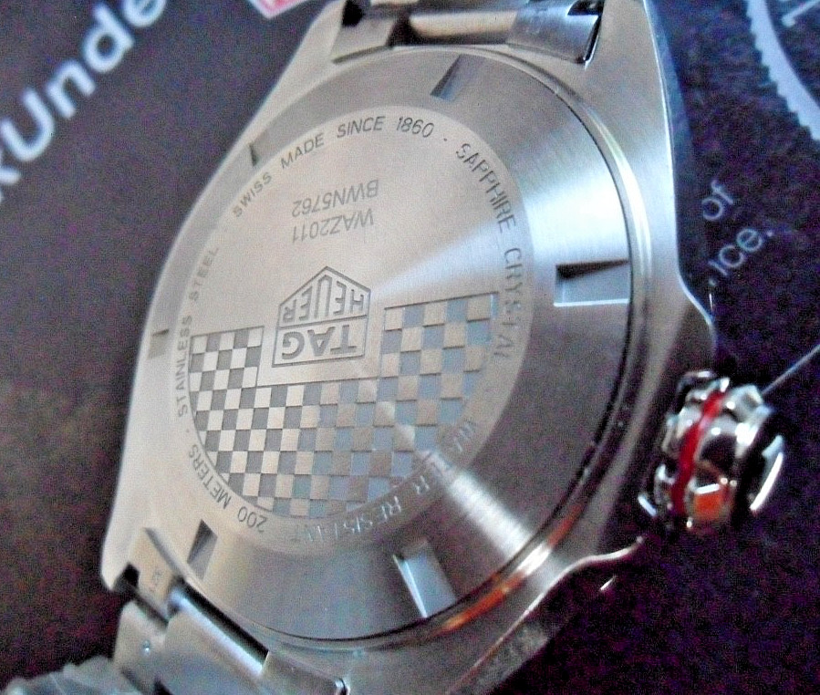 LN S/S Men’s TAG Heuer Formula 1 Calibre 5 200M Swiss Automatic Watch WAZ2011