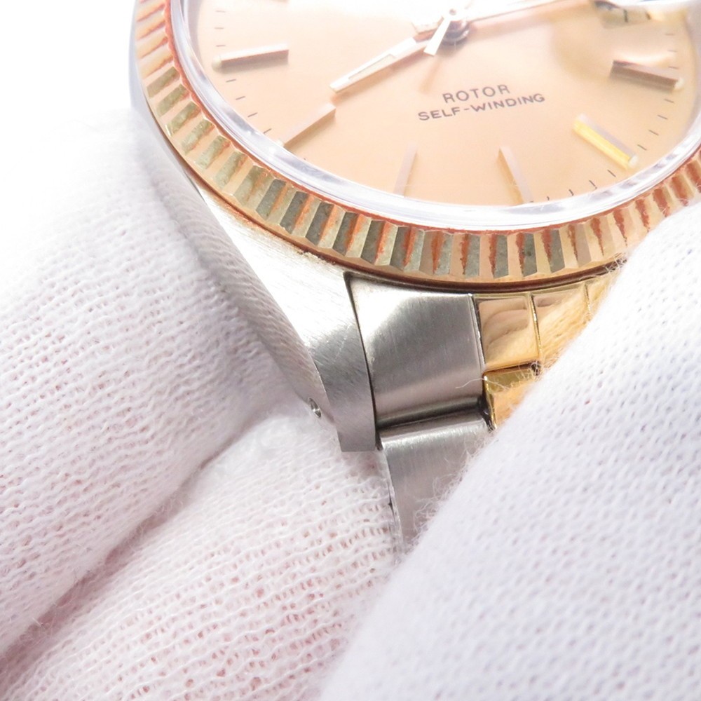 TUDOR Prince Oyster Date 34mm Stainless Steel/K18YG/Gold Plated Gold Dial 74033