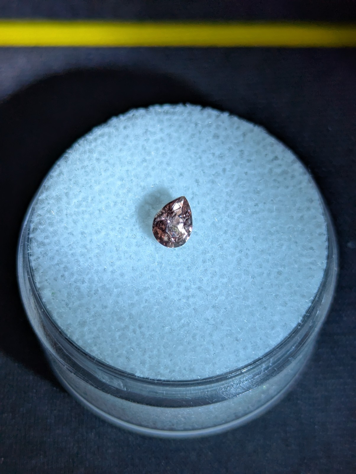0.36ct Natural Pinkish Purple Sapphire Pear 4.7×3.5mm Songea Unheated Loose Gem