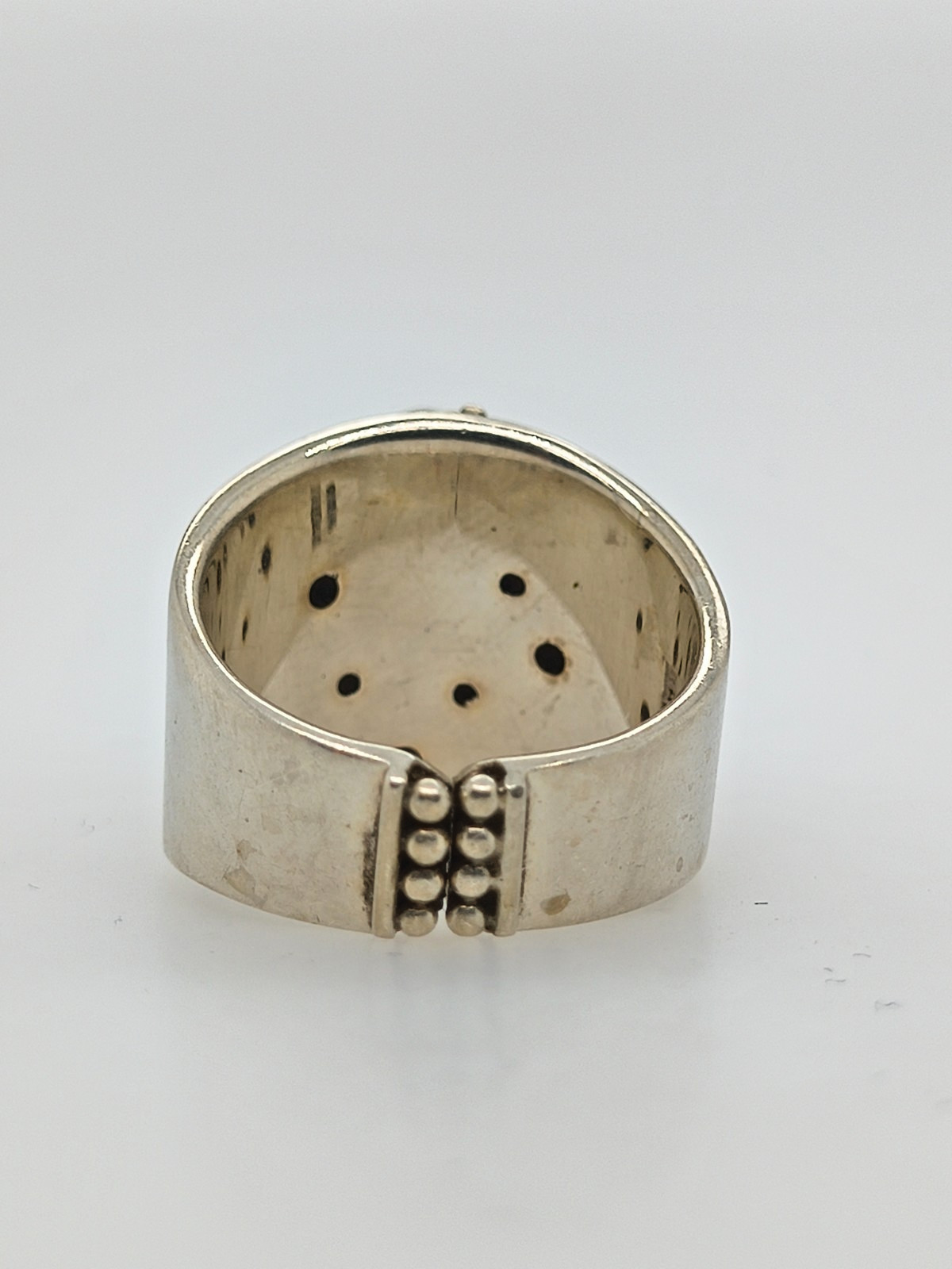 Sterling Silver Multi-Stone Vintage Ring for Women Size 10