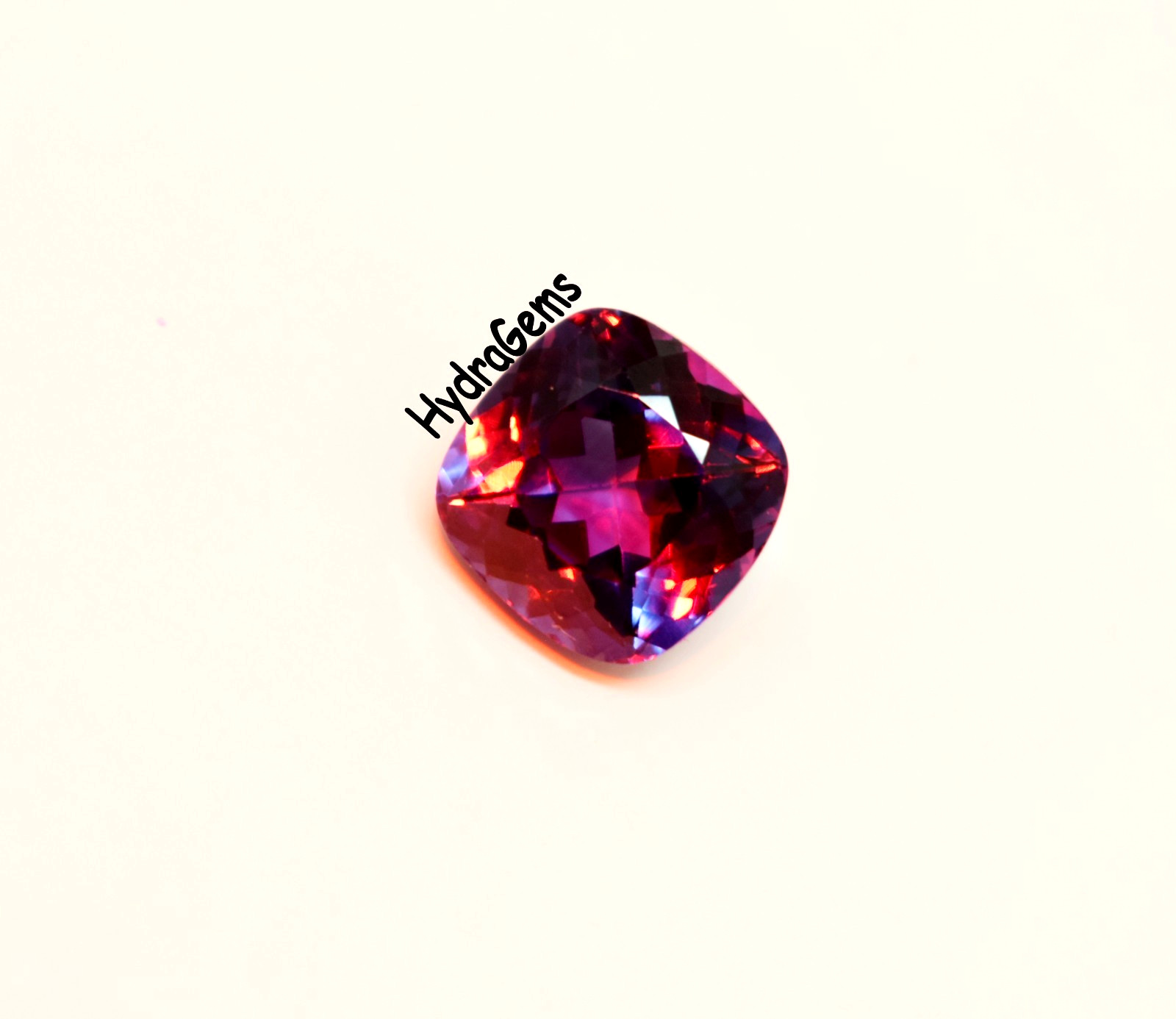 10.95 Ct Natural Russian Color Change Alexandrite Cushion Cut Certified Gemstone