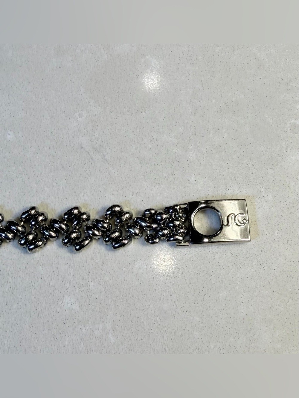 SG Liquid Metal Bracelet Stainless Steel Expertly Crafted Magnetic clasp Unisex