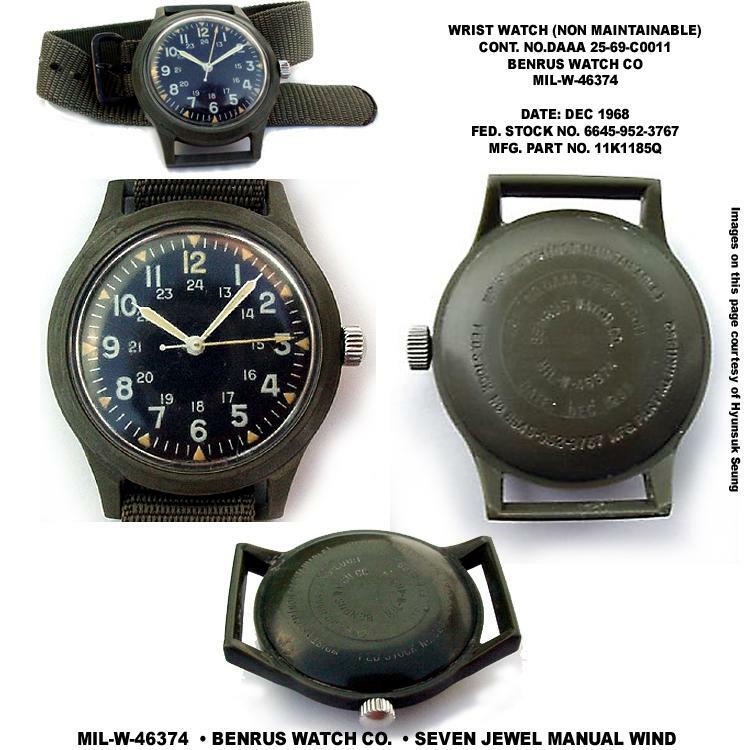 Olive 1970s Pattern Vietnam Military Watch – Could Require a Battery Replacement