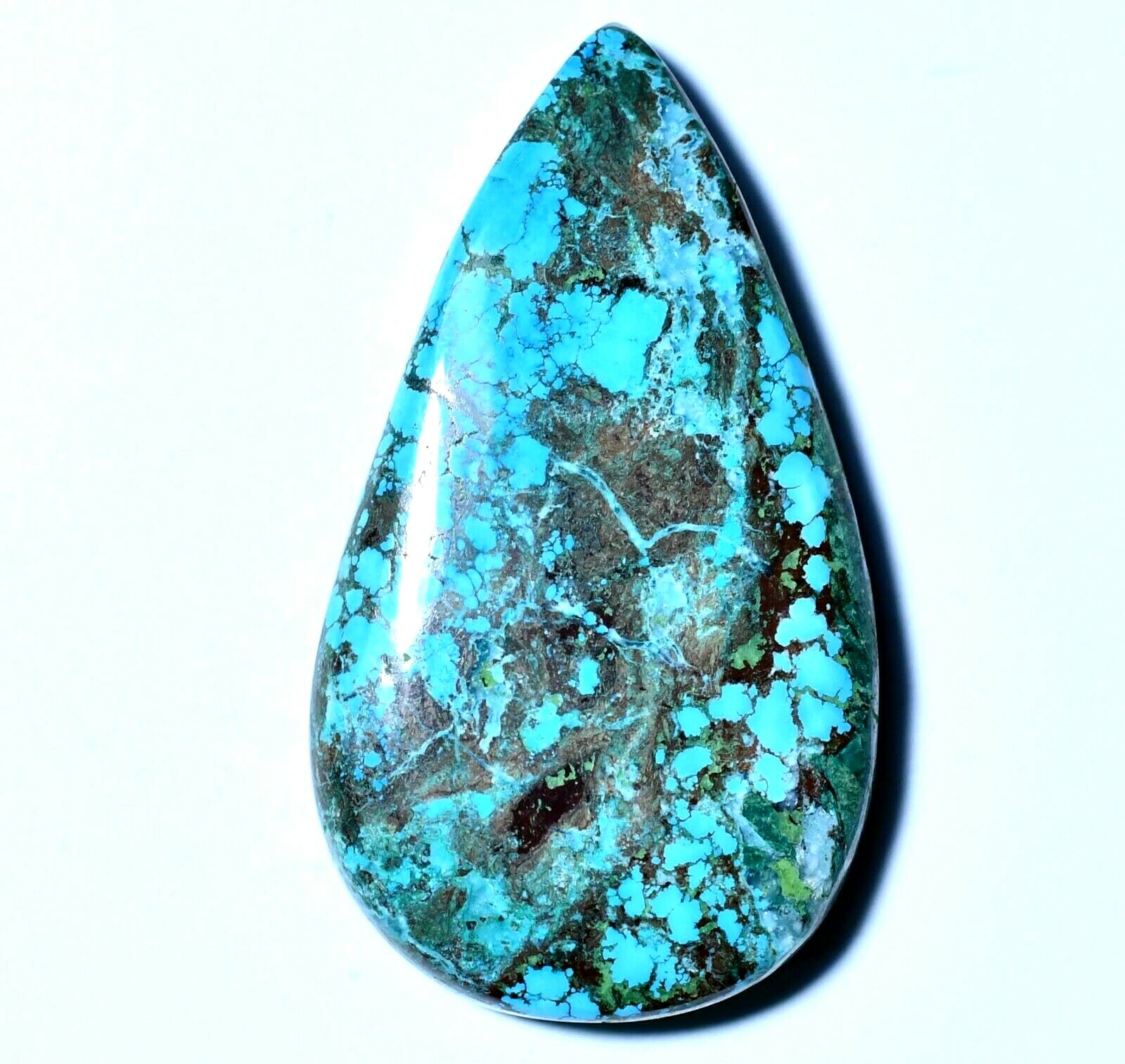 AAA+ Natural Lone Mountain Turquoise 42.10 Ct Certified Untreated Gemstone