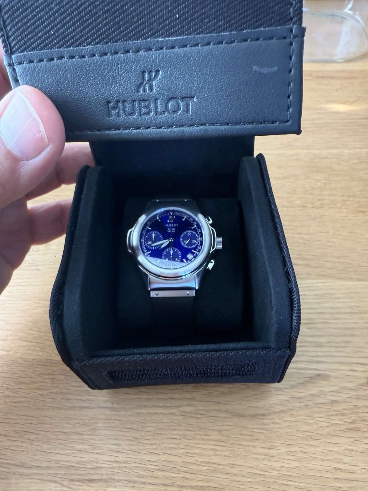 Hublot MDM Blue Men’s Watch – 1810.1 Automatic Chronograph With Date 40mm