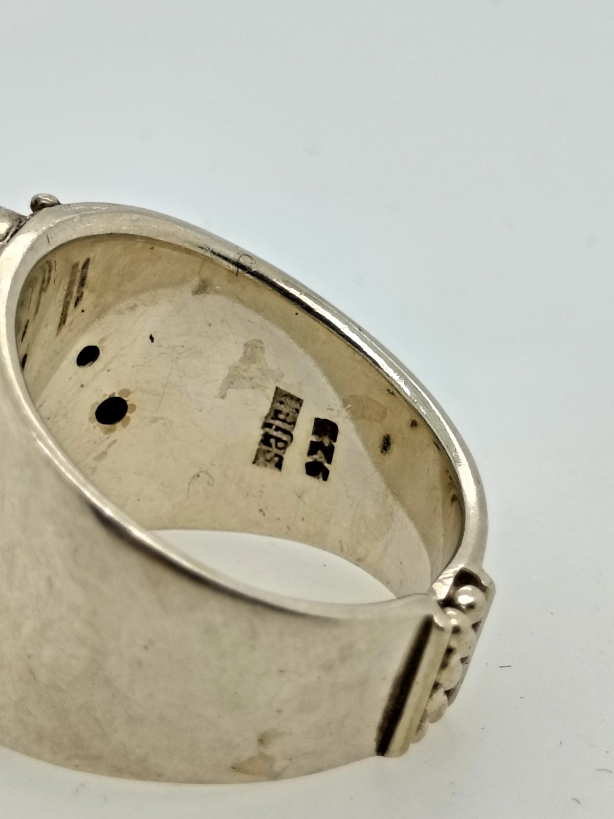Sterling Silver Multi-Stone Vintage Ring for Women Size 10