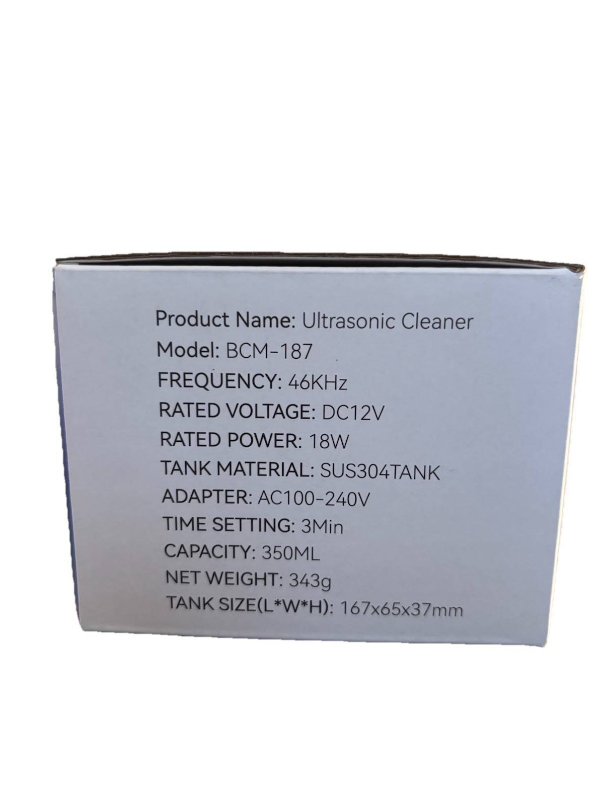 KUNPHY Ultrasonic Cleaner Machine – 3 Min Cleaning -1 Button Start