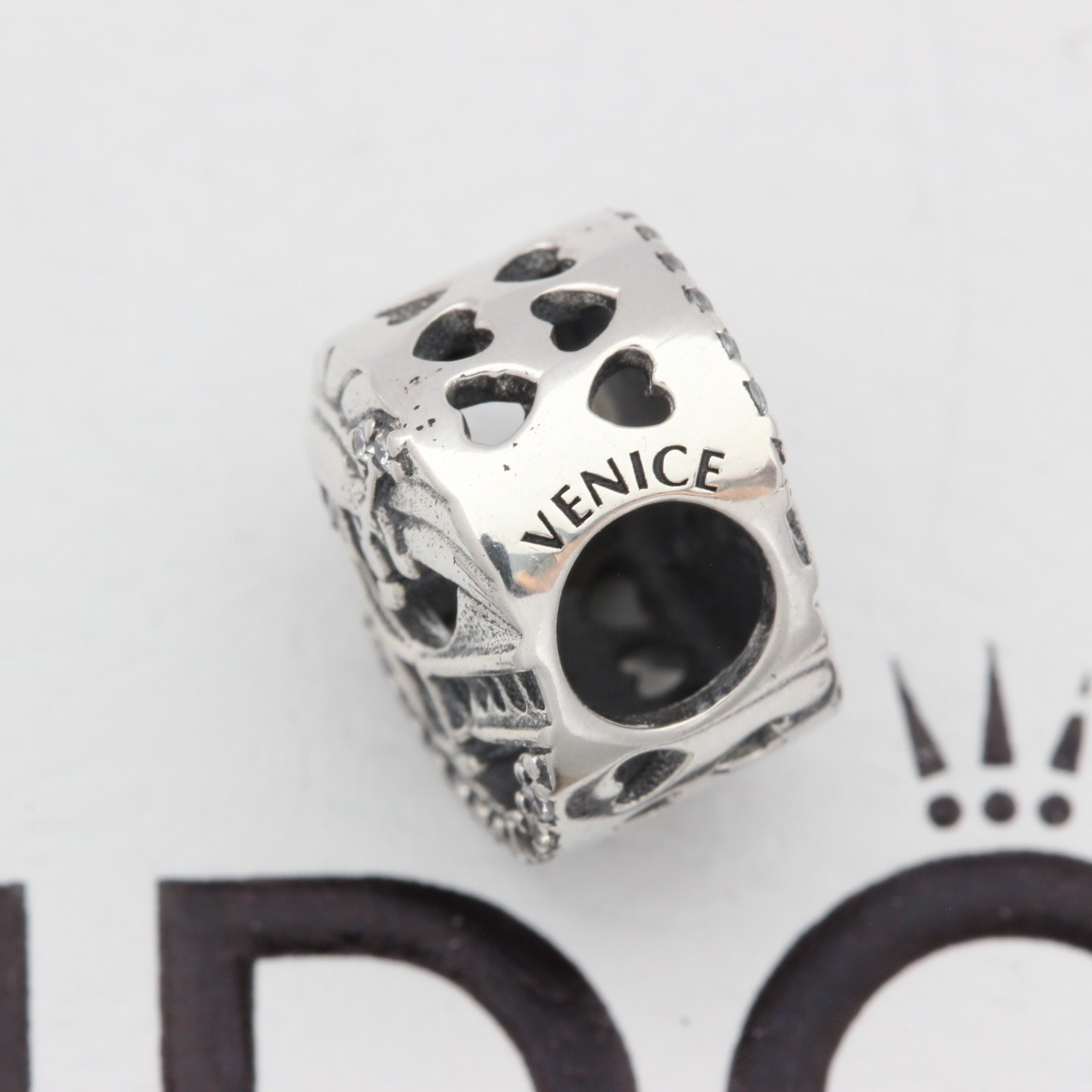 Rare Pandora Venice Gondola Scene Country Of Italy Exclusive Openwork Charm