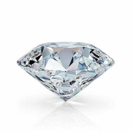 1ct Natural Certified Excellent 6.5 mm Round VVS1 Diamond with GIA Certificate D