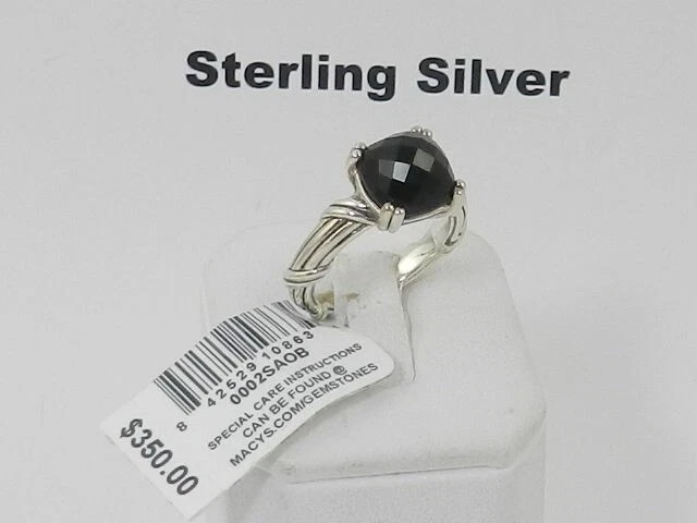 Peter Thomas Roth Onyx Statement Ring (4-1/3 Ct. T.w.) in Sterling Silver , 7