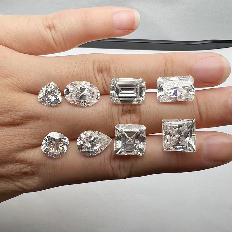 3~11MM Heart Cut Loose Moissanite D White Wholesale Excellent Cut W.GRA From US