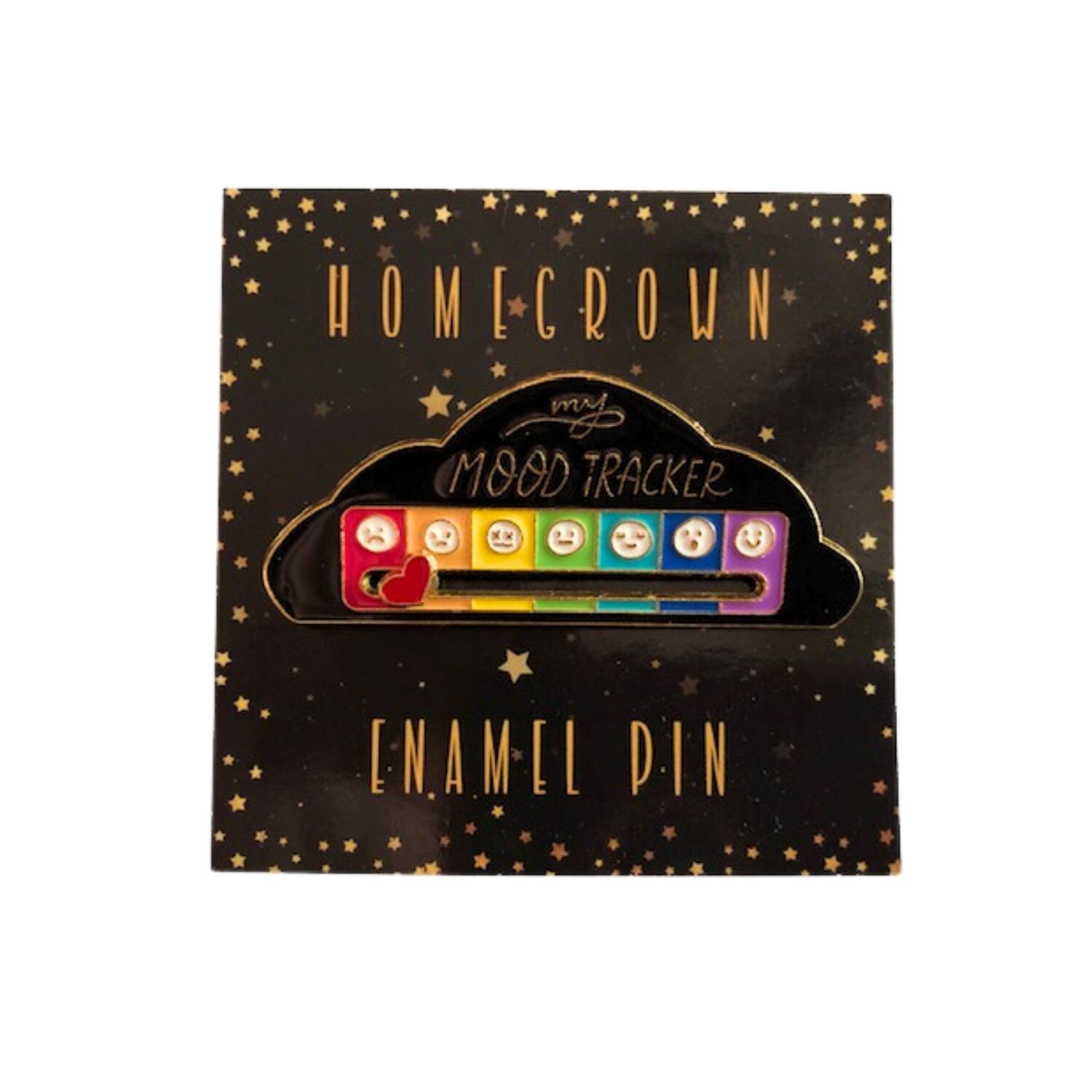 Mood Tracker Enamel Pin, Social Anxiety Interactive Mood Pin, Enamel Pin Gift