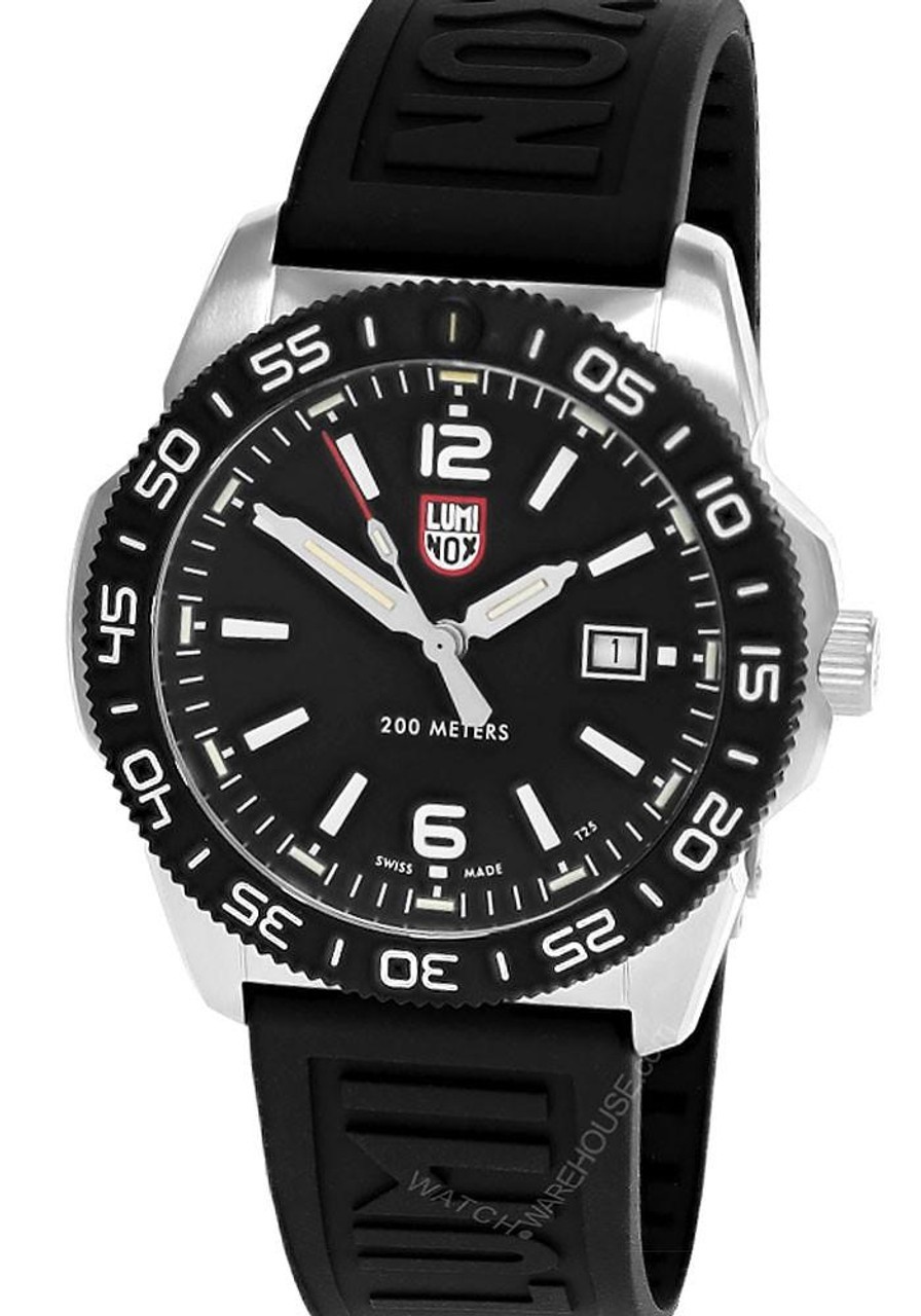 Luminox Pacific Diver Quartz 44mm Black Dial Rubber Men’s Watch XS.3121.1