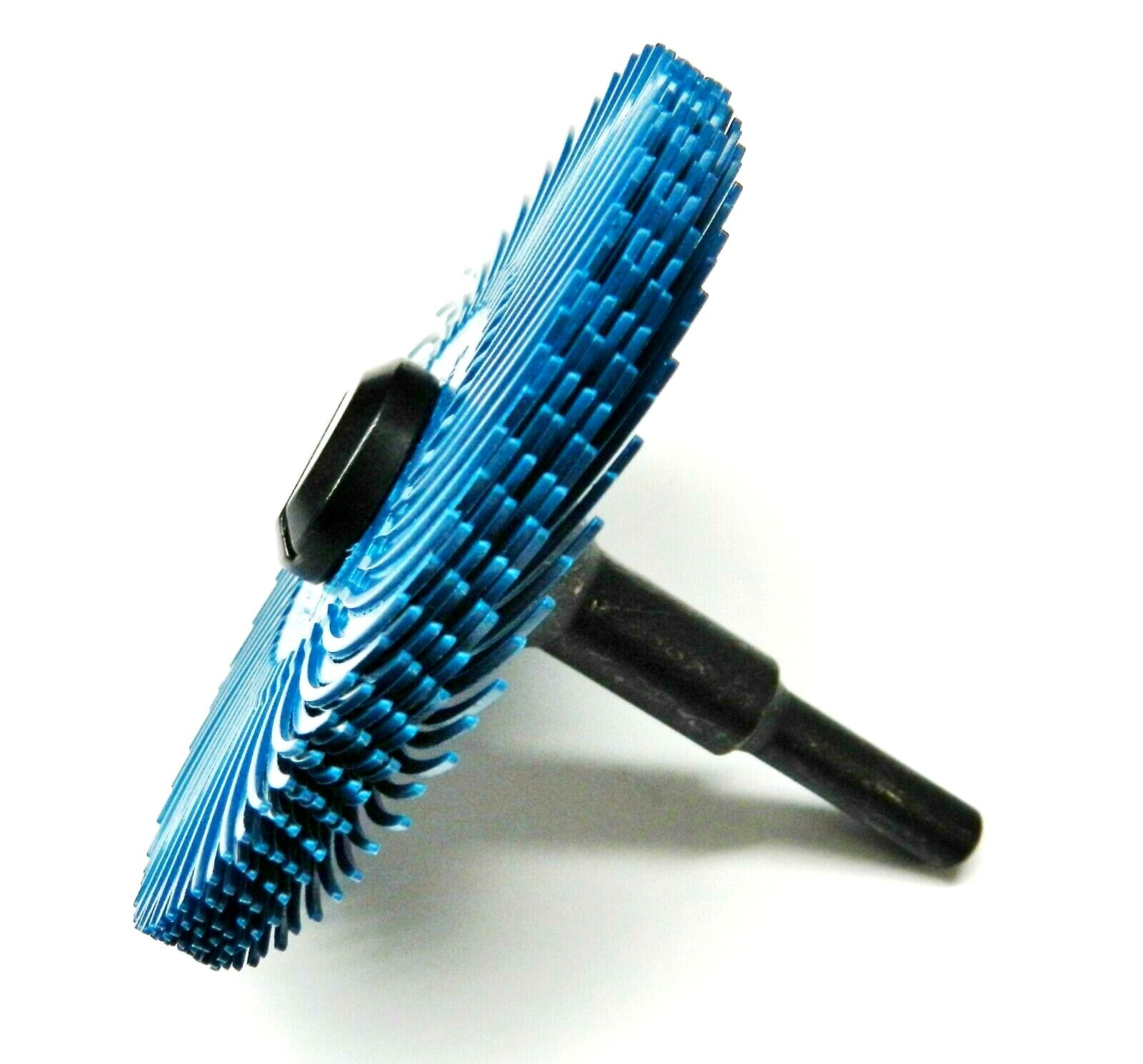 3m Radial Bristle Disc 3″ 400 Grit Blue with 1/4″ Mandrel 6 Brushes & Arbor Set