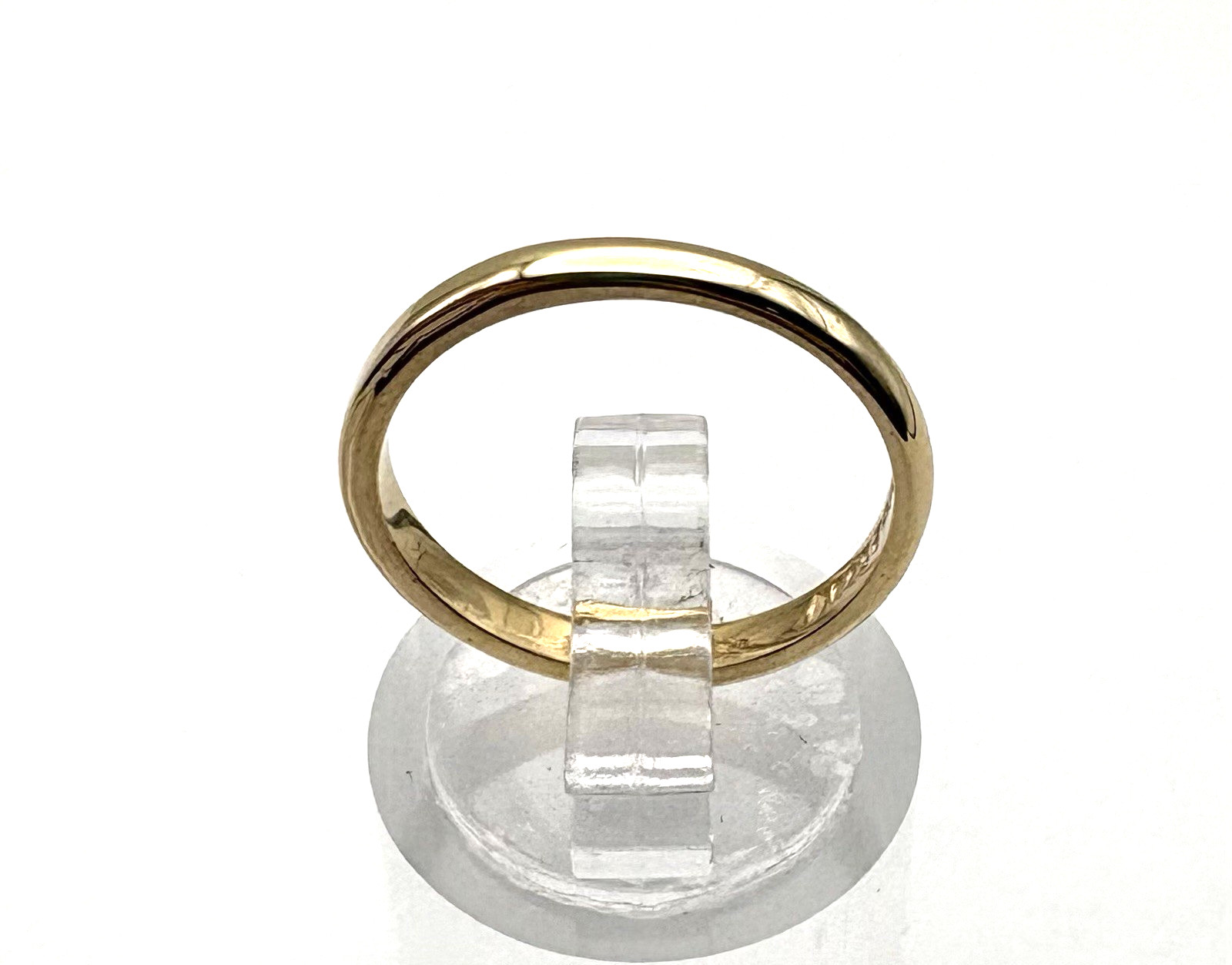 estate 14k yellow gold 2.1mm wedding band 1.9g sz5.25 $1000 #313
