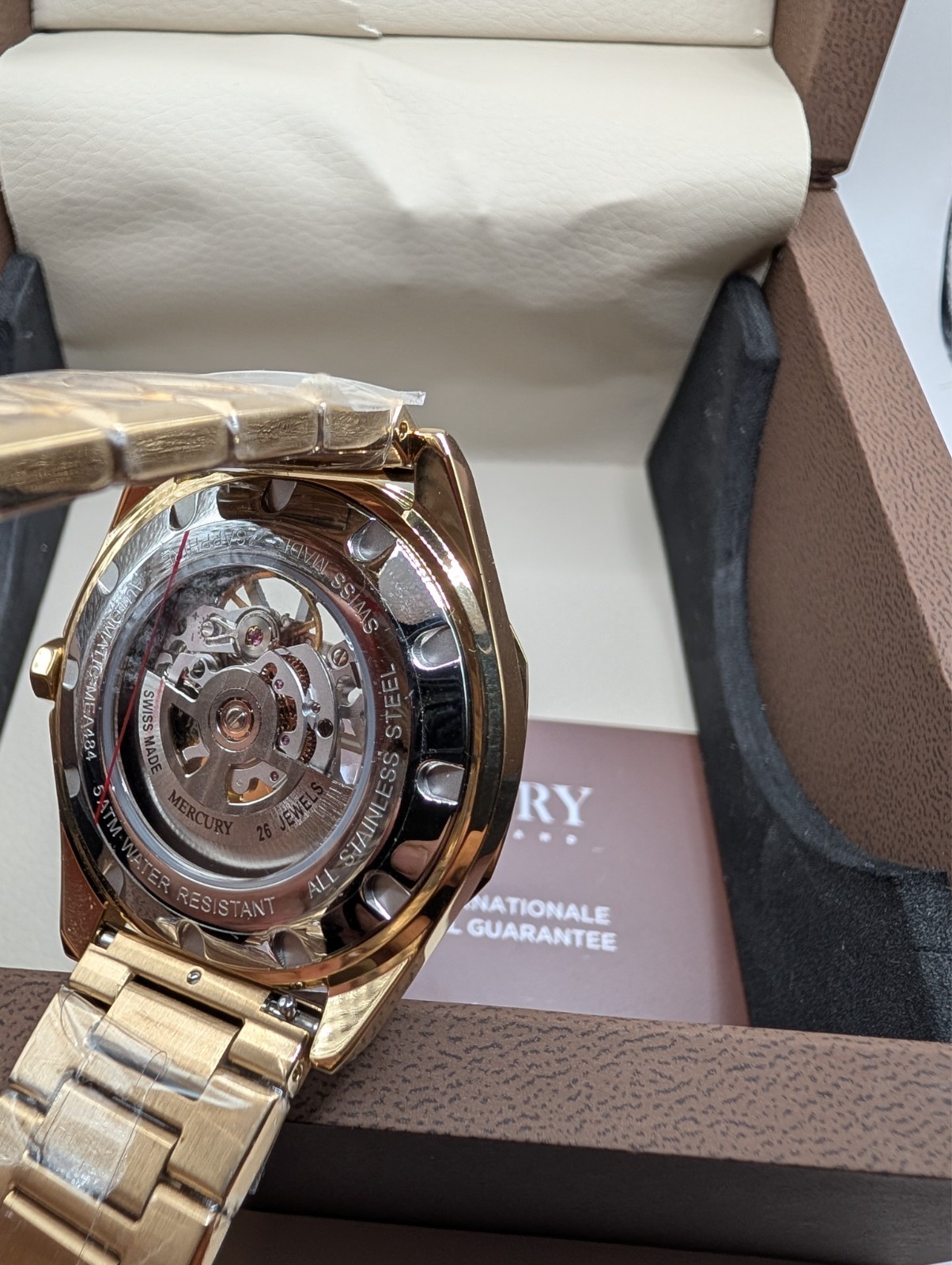 Mercury – Skeleton – Automatic Swiss Made Watch – MEA484SK-GG-2