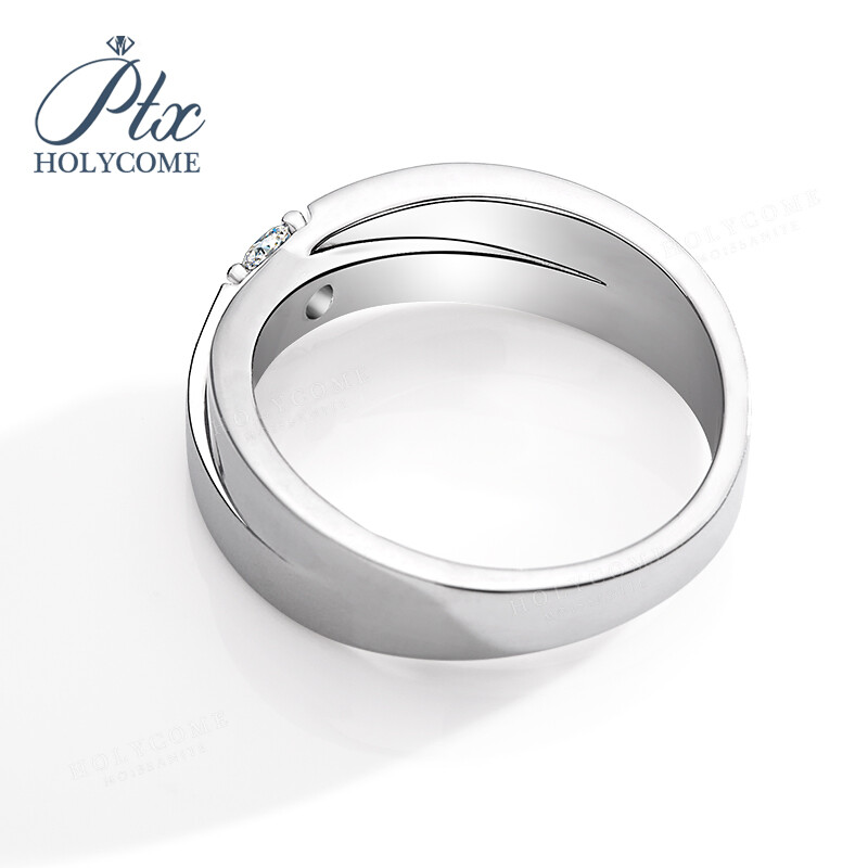 Multicolor Round Moissanite Ring 925 Silver Mens Ring 18K Gold Fine Jewelry Gift