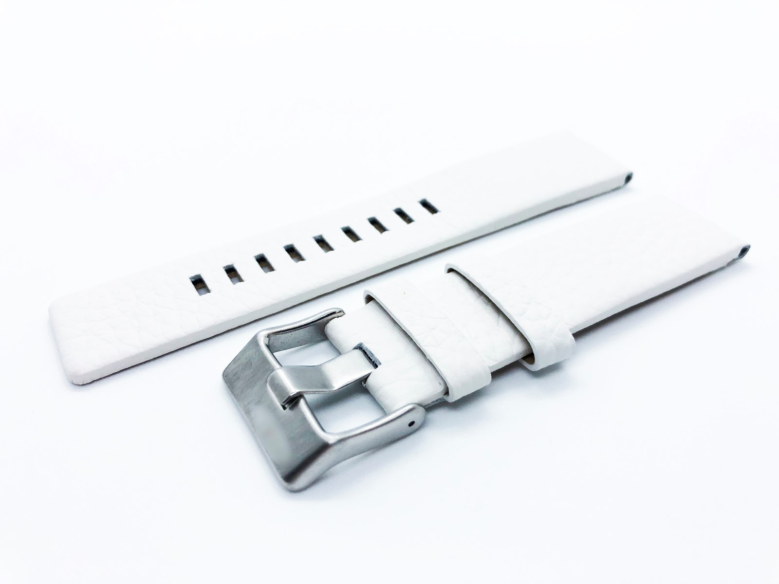 White Genuine Leather Strap Band fit Diesel DZ Watches 22 24 26 27 28 30 32 34mm