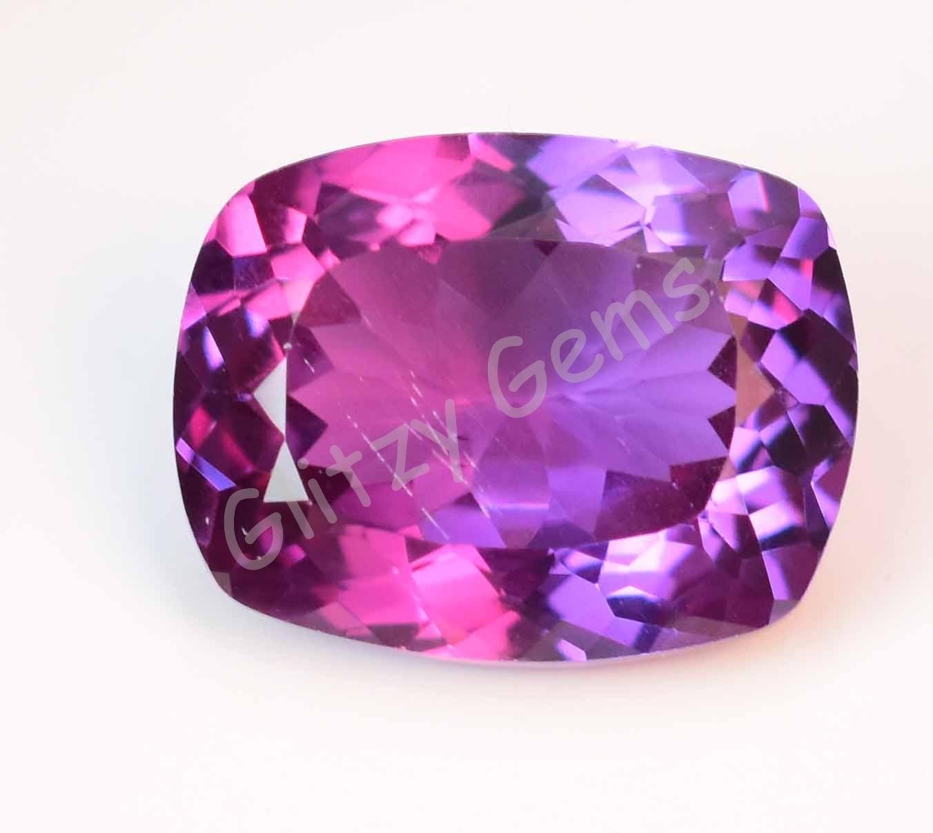 11.70 Ct Natural Color Change Alexandrite Cushion Certified Flawless Loose Gem