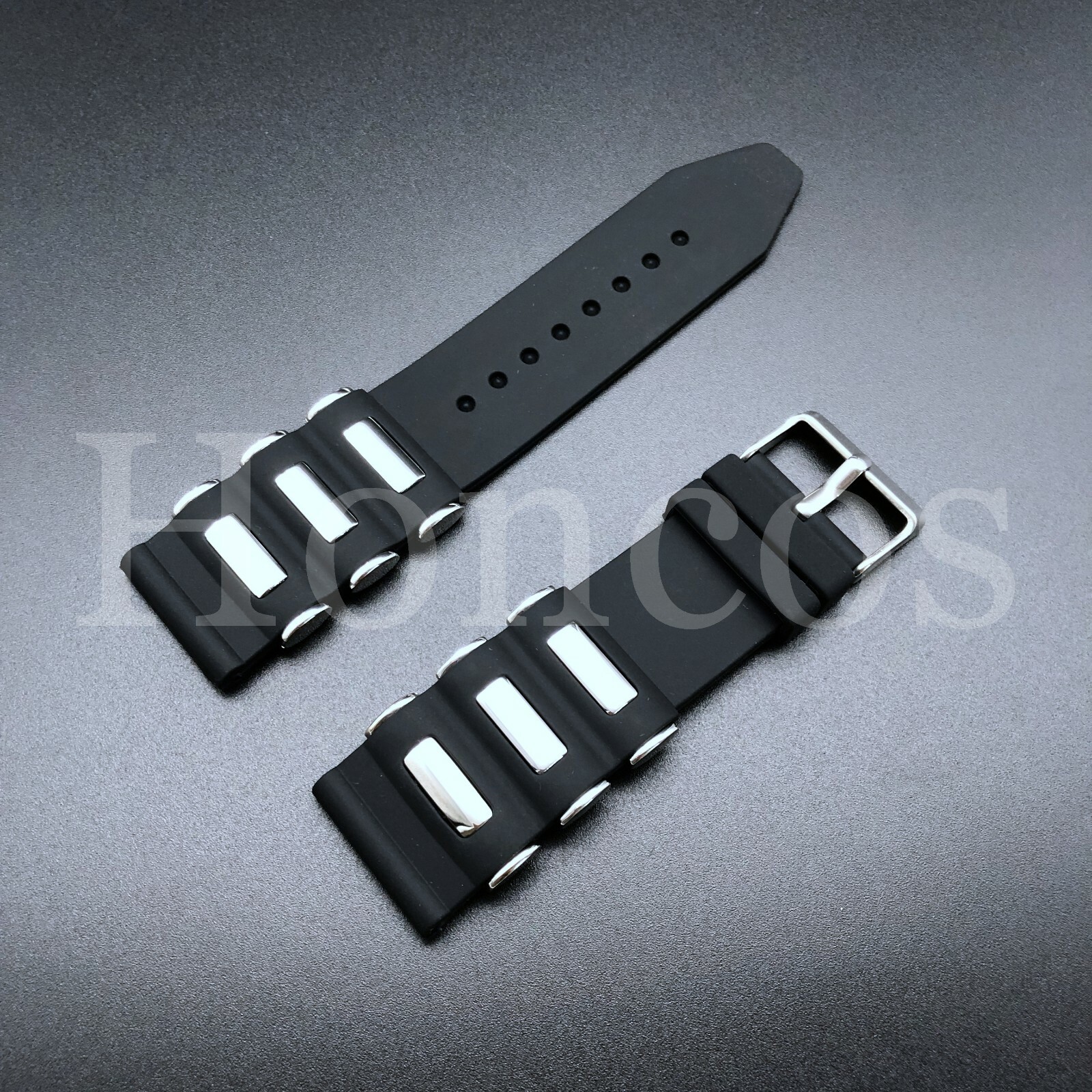 26MM RUBBER BAND STRAP FITS FOR INVICTA 1435 1436 1545 1798 1932 6611 SEA SPIDER