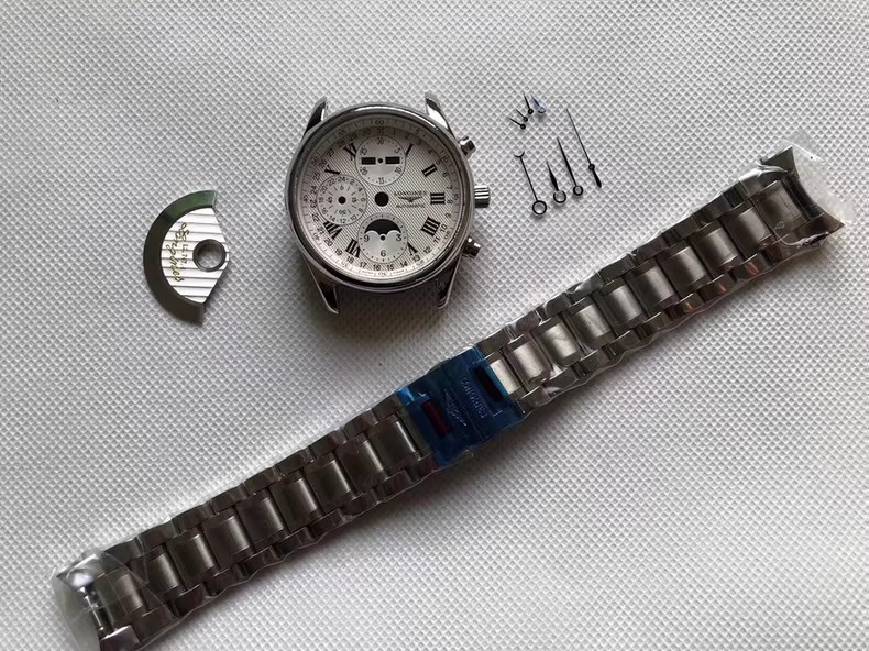 DIY 40mm Watch Steel Case kit For 7751.7751.7751.7751 Movement After-sales