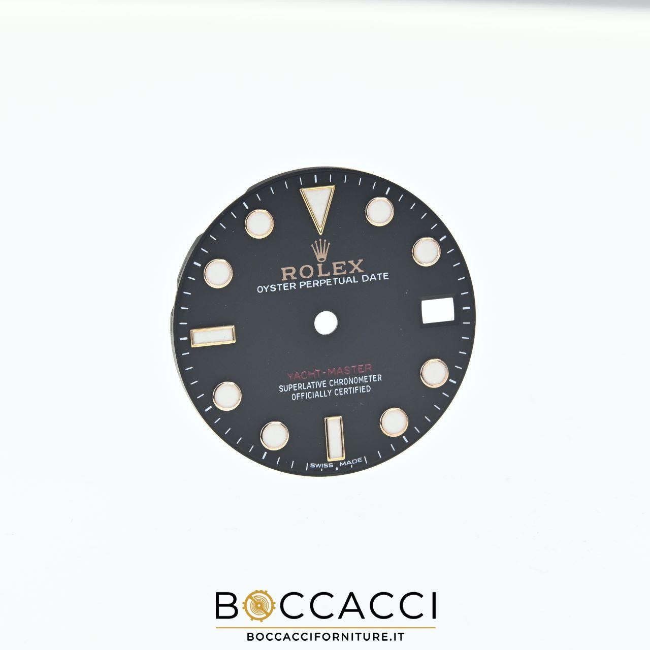ROLEX Yacht-Master 37 Date Matte Black Dial for 268655 Calib: 2236 Refer: 268…