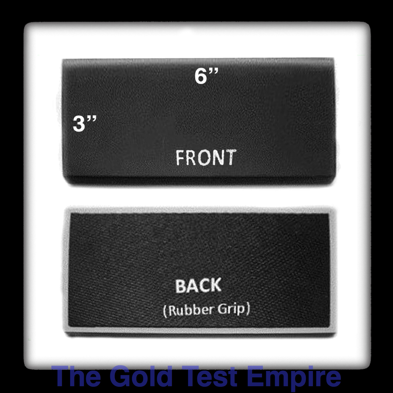 6″x3″ GOLD TEST STONE Silver Platinum Testing Scratch Tool Tester etal Jewelry