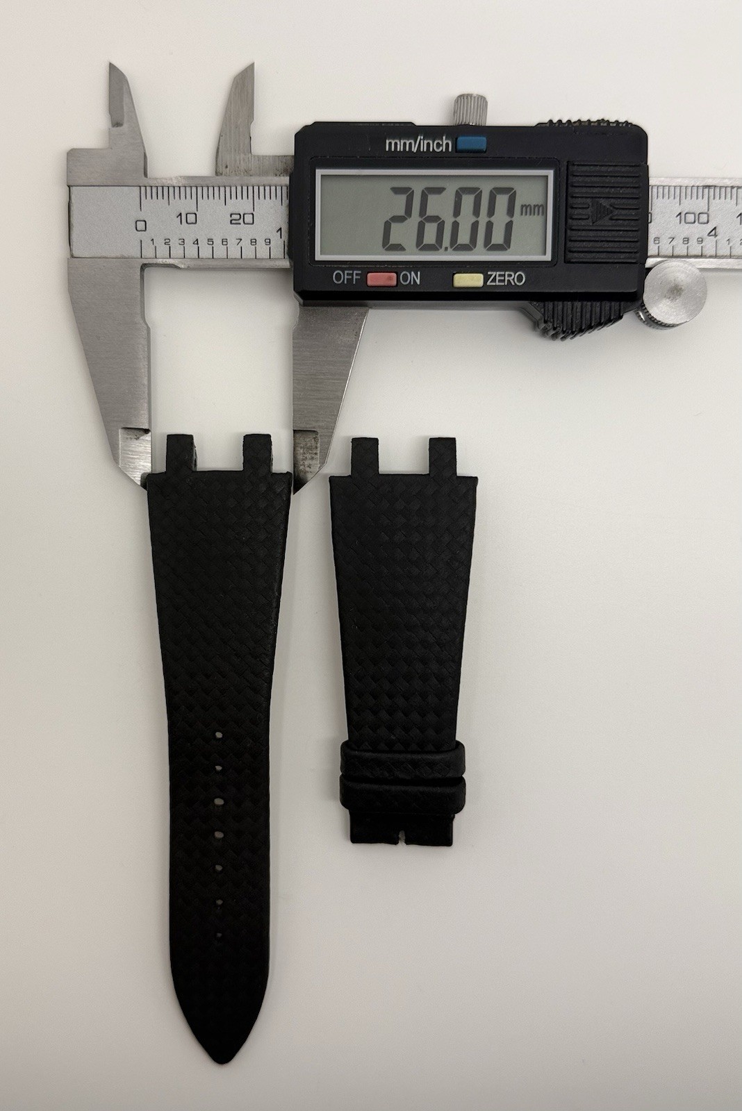 Ulysse Nardin Executive 26mm x 18mm Black Leather Watch Strap Band Authentic OEM