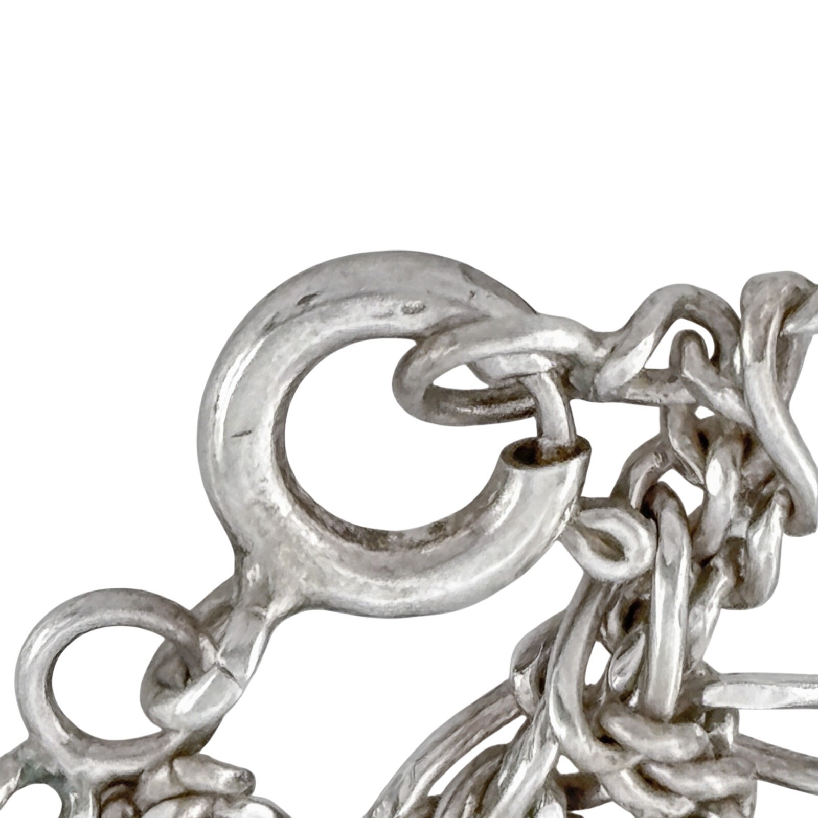 Vintage Sterling Silver 925 Figaro Chain Anklet 10″